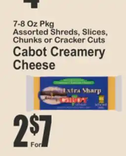 Key Food Cabot Creamery Cheese offer