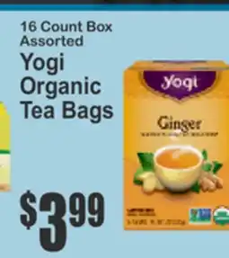 Key Food Yogi Organic Tea Bags offer