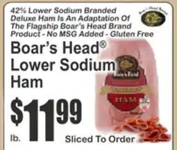 Key Food Boar's Hind Lower Sod Ham offer