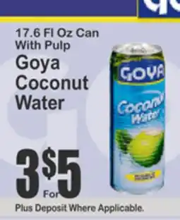 Key Food Goya Cocina Alta 10 Pack, Goya Coconut Water offer