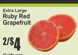 Key Food Extra Large Ruby Red Grapefruit offer