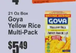 Key Food Goya Yellow Rice Multi-Pack offer