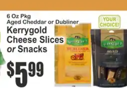 Key Food Kerrygold Cheese Slices or Snacks offer