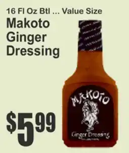 Key Food MK Oro Ginger Dressing 33.8 Oz Btl ... Value Size offer