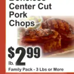 Key Food Benteros Center Cut Pork Chops offer