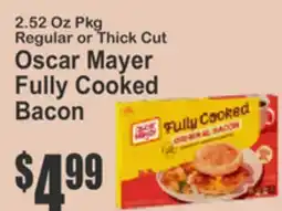 Key Food Oscar Mayer Fully Cooked Bacon offer