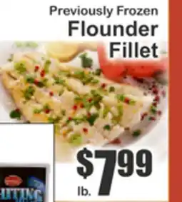 Key Food Previously Frozen Flounder Fillet offer