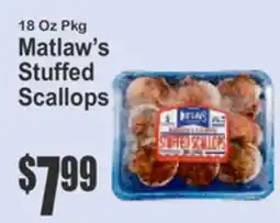 Key Food Matlaw's Stuffed Scallops offer