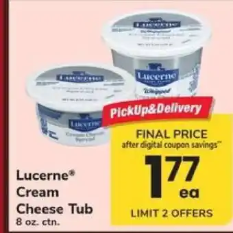 Lucerne Cream Cheese Tub
