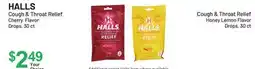 Health Mart HALLS Cough & Throat Relief Cherry Flavor Drops offer