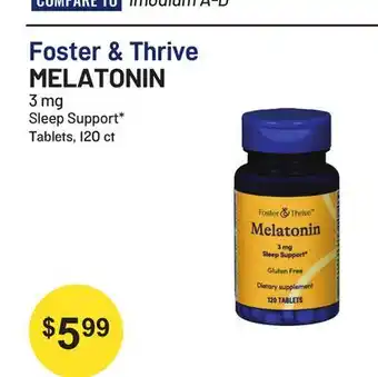 Health Mart Foster & Thrive MELATONIN offer
