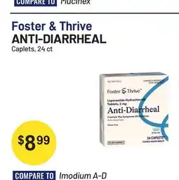 Health Mart Foster & Thrive ANTI-DIARRHEAL Caplets offer