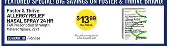 Health Mart Foster & Thrive ALLERGY RELIEF NASAL SPRAY 24 HR offer
