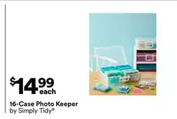 Michaels 16-Case Photo Keeper by Simply Tidy offer
