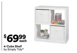 Michaels 4-Cube Shelf by Simply Tidy offer