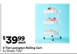 Michaels 3-Tier Lexington rolling Cart by Simply Tidy offer