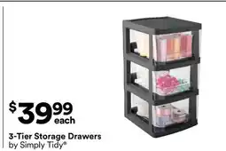 Michaels 3-Tier Storage Drawers by Simply Tidy offer