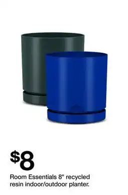 Target Room Essentials 8 recycled resin indoor/outdoor planter offer