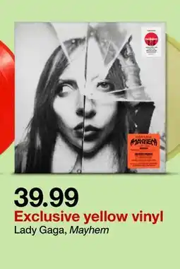 Target Lady Gaga, Mayhem offer