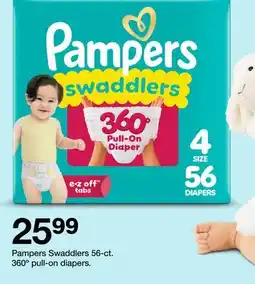 Target Pampers Swaddlers 56-ct. 360º pull-on diapers offer