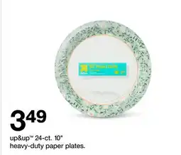 Target Up & Up 24-ct. 10 heavy-duty paper plates offer