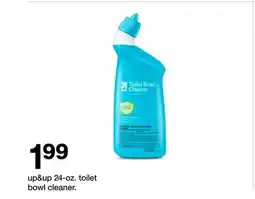 Target up&up 24-oz. toilet bowl cleaner offer