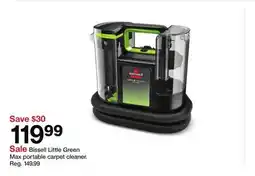 Target Bissell Little Green Max portable carpet cleaner offer
