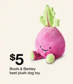 Target Boots & Barkley beet plush dog toy offer