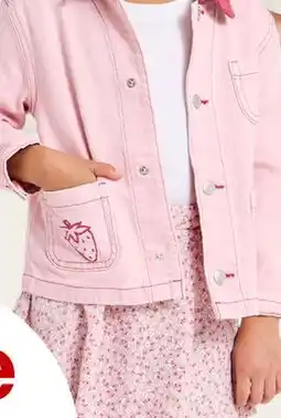 Target Cat & Jack toddler girls' embroidered denim jacket offer