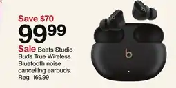 Target Beats Studio Buds True Wireless Bluetooth noise cancelling earbuds offer