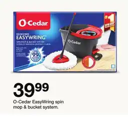 Target O-Cedar EasyWring spin mop & bucket system offer