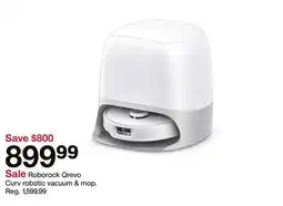 Target Roborock Qrevo Curv robotic vacuum & mop offer