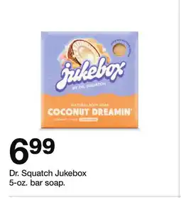 Target Dr. Squatch Jukebox 5-oz. bar soap offer