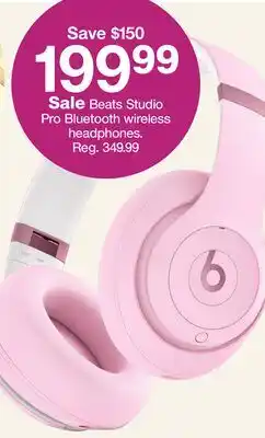 Target Beats Studio Pro Bluetooth Wireless Headphones offer