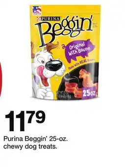 Target Purina Beggin' 25-oz. chewy dog treats offer