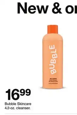 Target Bubble Skincare 4.2-oz. cleanser offer