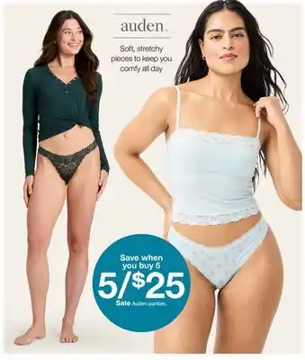 Target Auden Panties offer