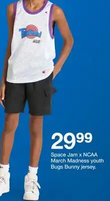 Target Space Jam x NCAA March Madness youth Bugs Bunny jersey offer
