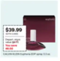 CVS CALVIN KLEIN Euphoria EDP spray 3.3 oz offer