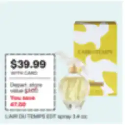 CVS L'AIR DU TEMPS EDT spray 3.4 oz offer