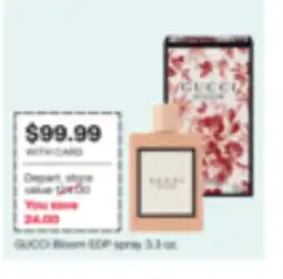 CVS GUCCI Bloom EDP spray offer