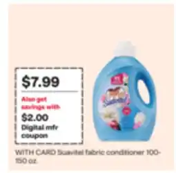 CVS Suavitel fabric conditioner offer