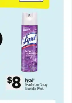 Dollar General Lysol Disinfectant Spray Lavender offer