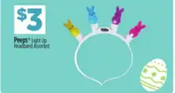 Dollar General Peeps Light Up Headband offer