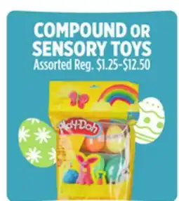 Dollar General COMPOUND OR SENSORY TOYS offer