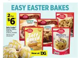 Dollar General Betty Crocker TM Brownie, Cookie or Muffin Mix offer