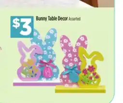 Dollar General Bunny Table Decor offer