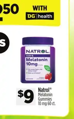 Dollar General Natrol Melatonin Gummies 10 mg offer