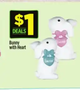 Dollar General Bunny with Heart offer