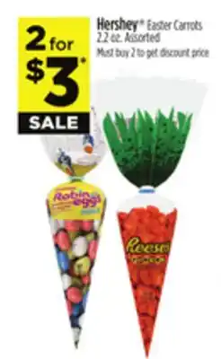 Dollar General Hershey Easter Carrots offer